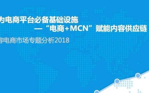 易观：2018年中国内容电商市场专题分析