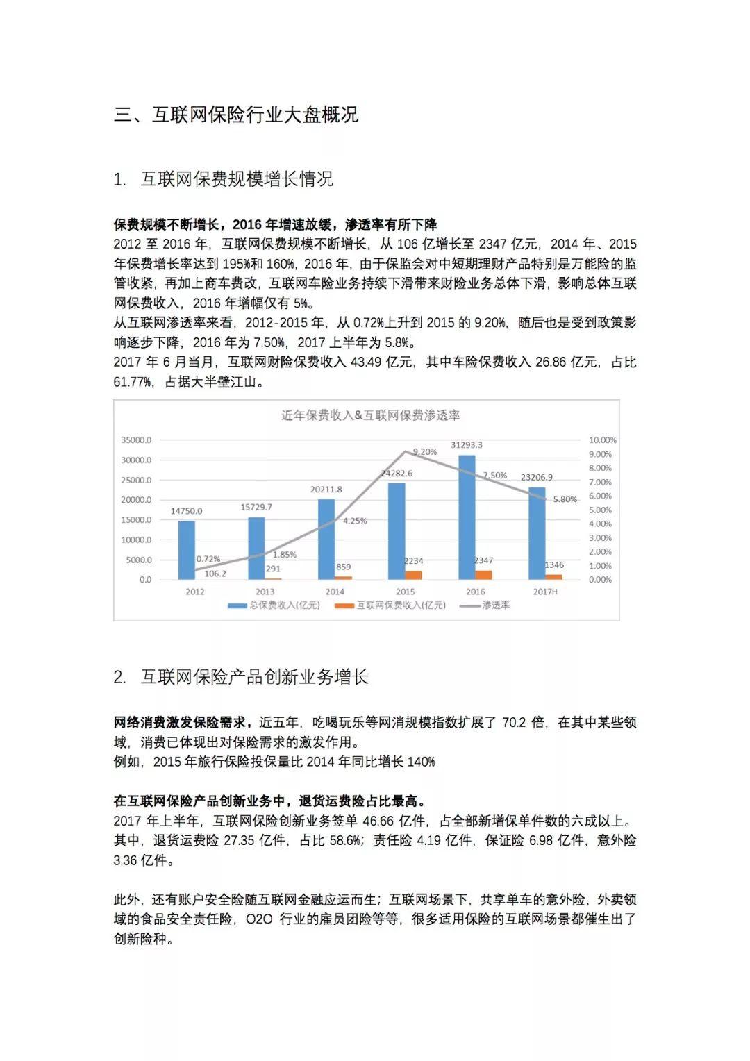 2017年中国保险科技行业调研报告