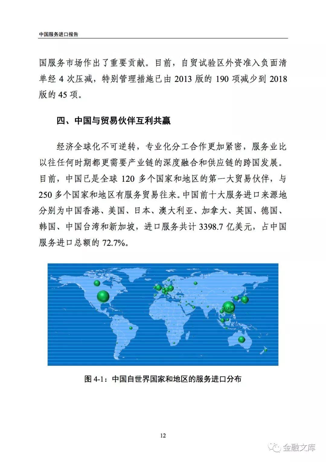 商务部：中国服务进口报告（98页）
