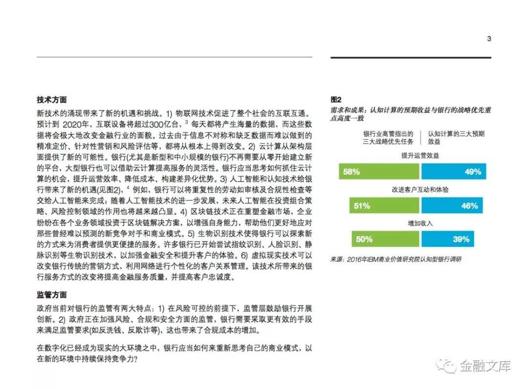 IBM：认知时代的数字银行再造