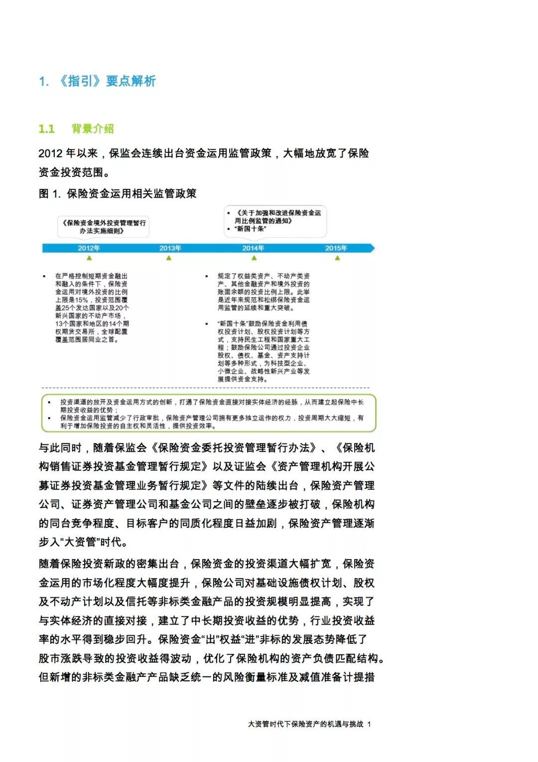 德勤：大资管时代下保险资产的机遇与挑战