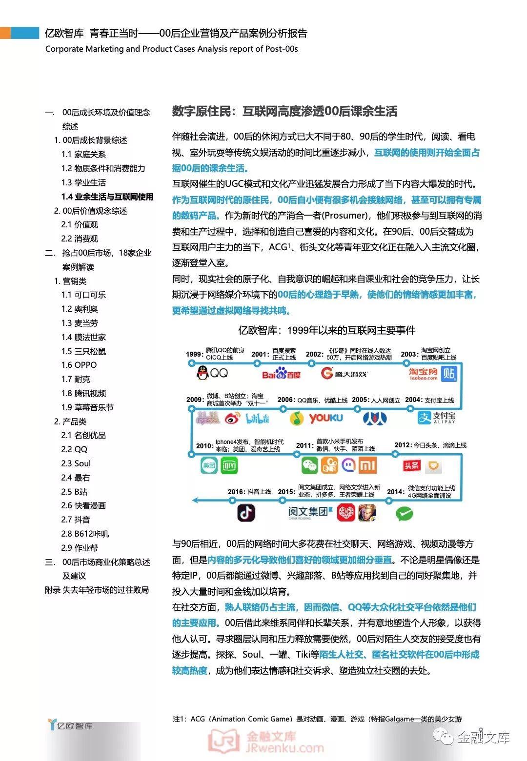 亿欧智库：青春正当时——00后企业营销及产品案例分析报告