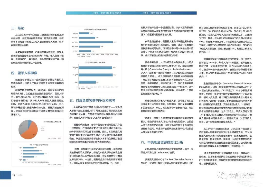 一本财经：现金贷行业研究报告