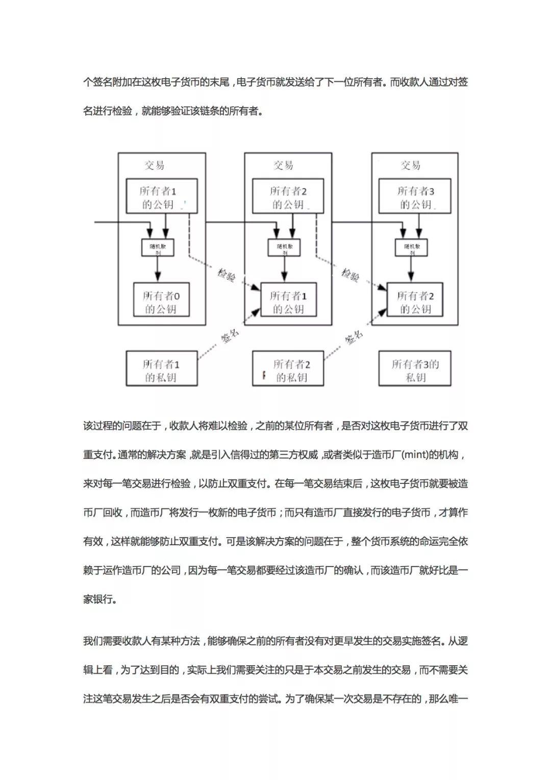 比特币白皮书：一种点对点的电子现金系统