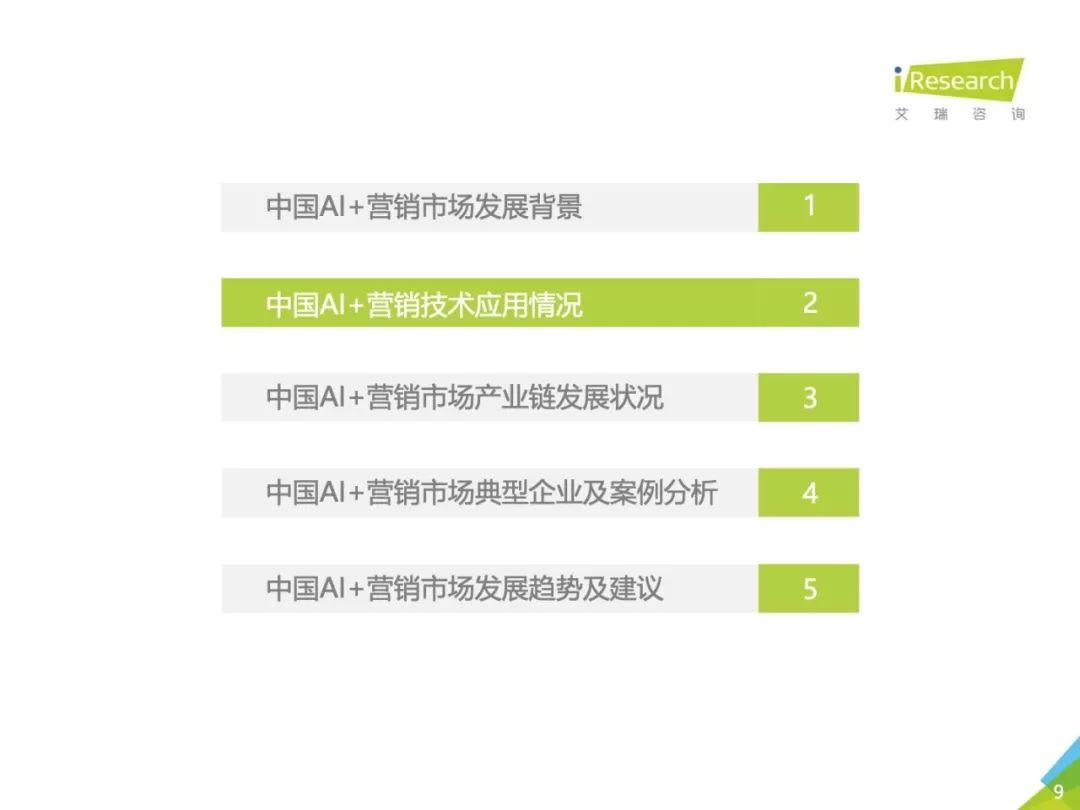 艾瑞咨询：2018年中国AI+营销市场研究报告