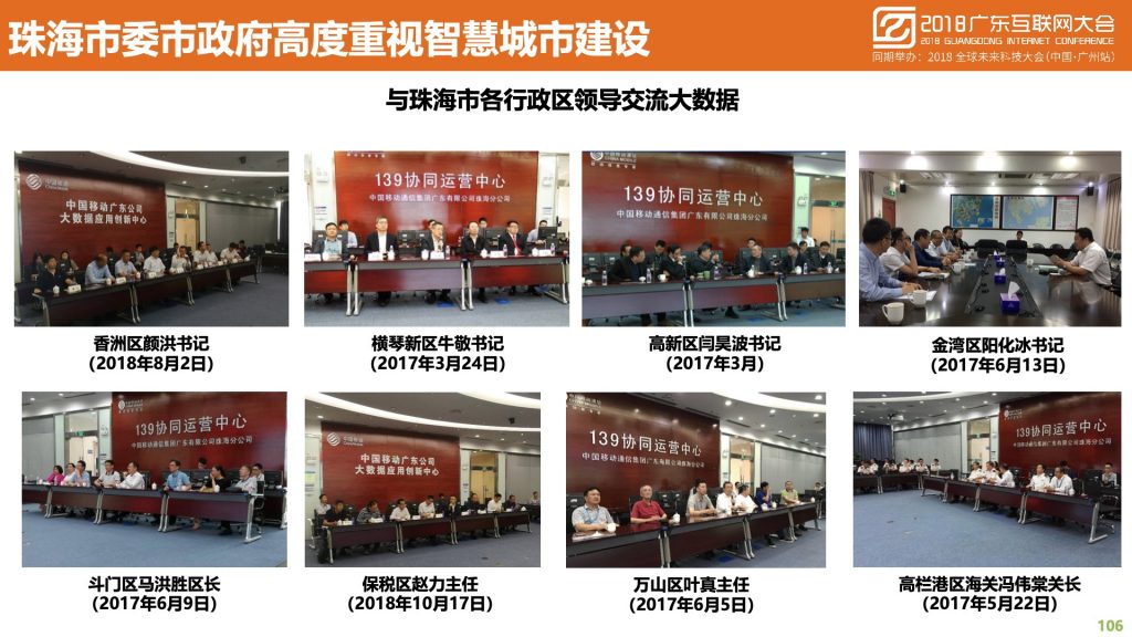 2018广东互联网大会-中国移动：蜂巢大数据与智慧城市建设实践