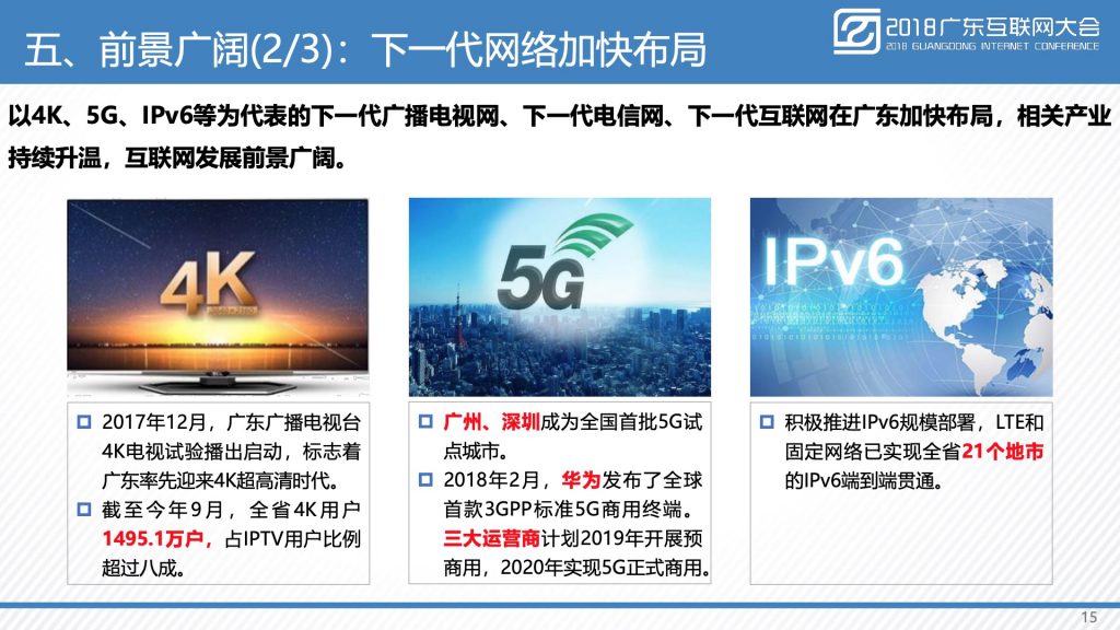 2018广东互联网大会-广东省通信管理局：广东互联网发展水平