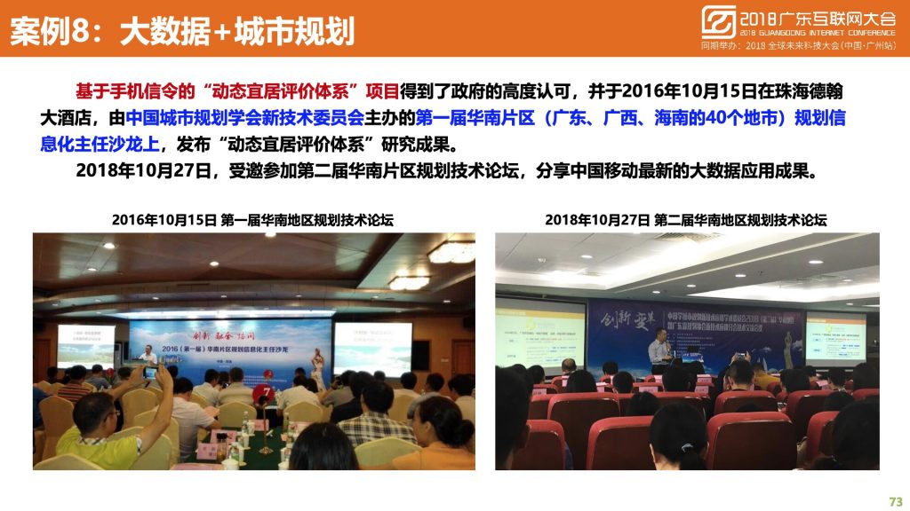 2018广东互联网大会-中国移动：蜂巢大数据与智慧城市建设实践