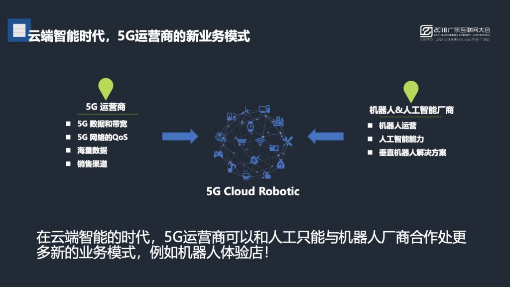 2018广东互联网大会-黄晓庆：云端机器人与5G