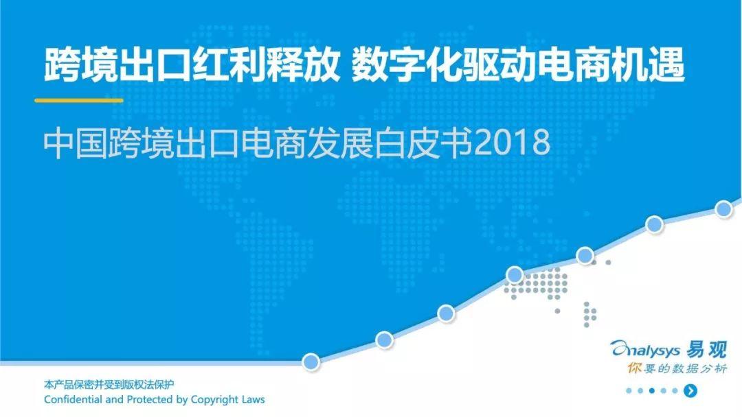 2018中国跨境出口电商发展白皮书