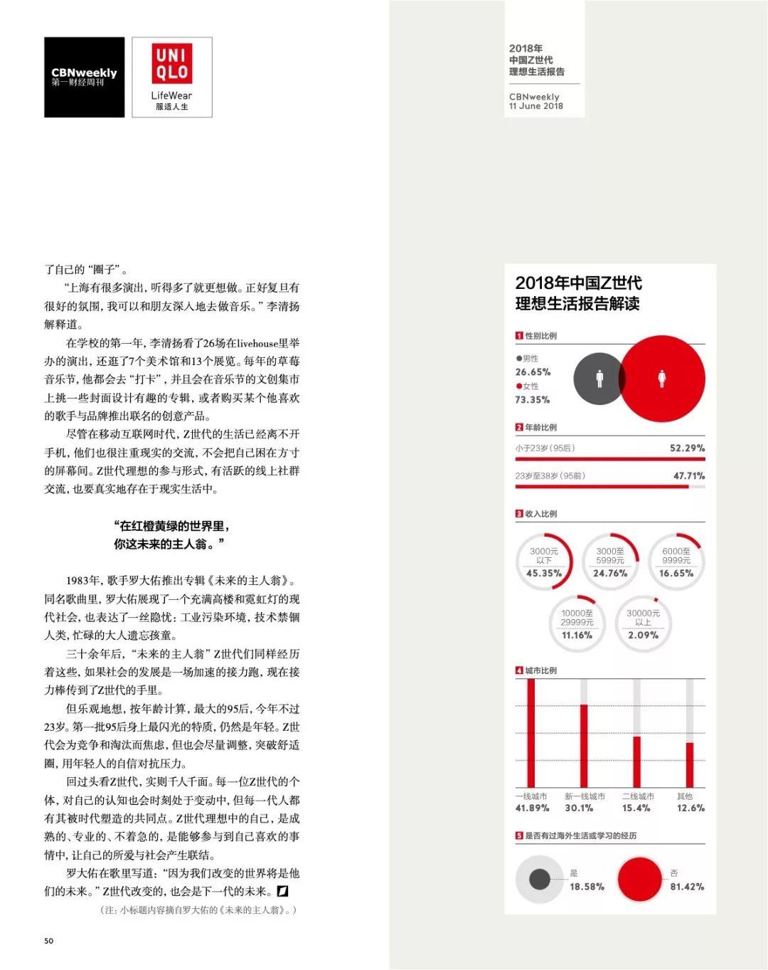 第一财经周刊：2018年中国Z世代理想生活报告