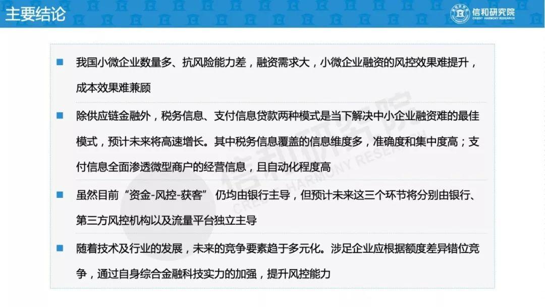 信和研究院：2019年小微企业融资模式研究