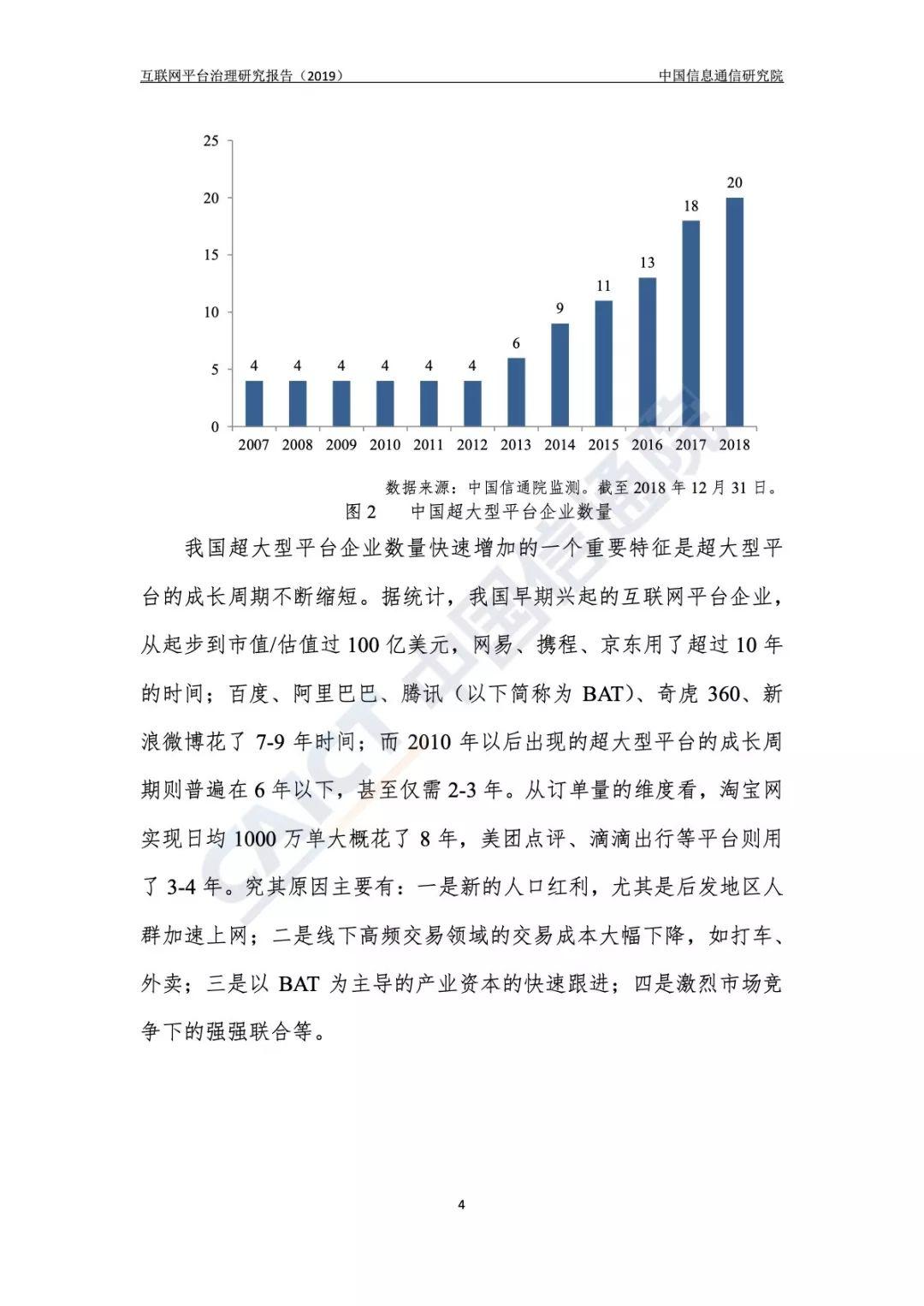 中国信通院：2019互联网平台治理研究报告