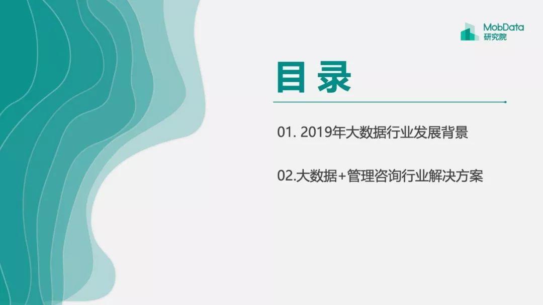 Mobdata：2019大数据行业研究报告