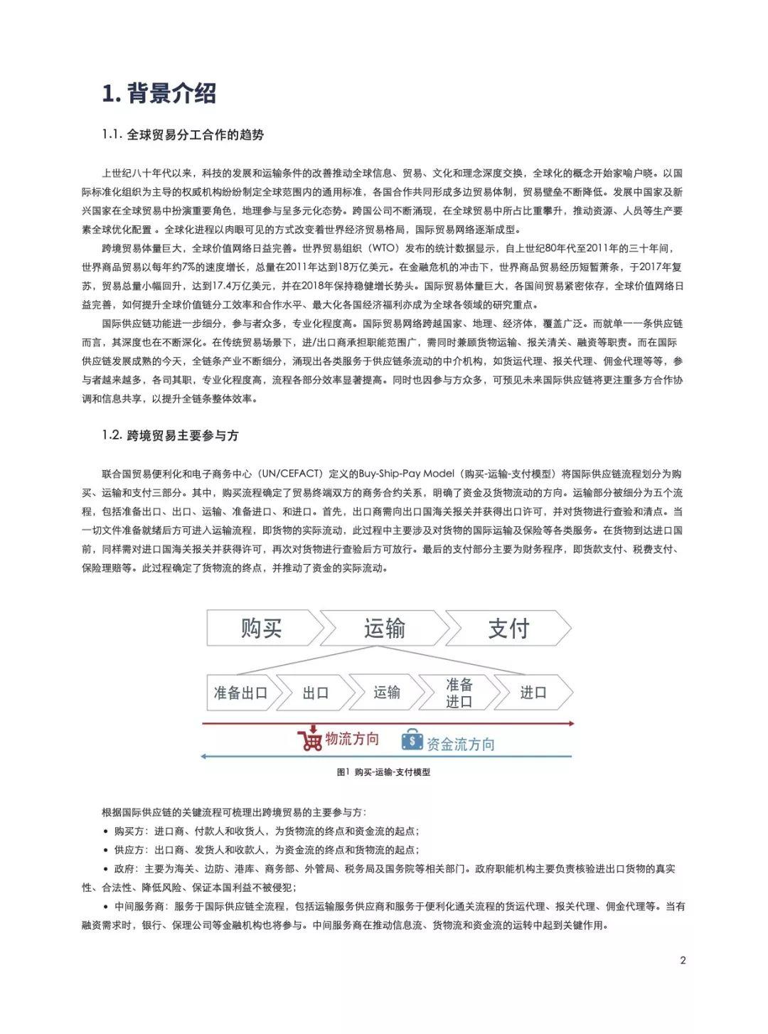 金融壹账通：跨境贸易区块链白皮书