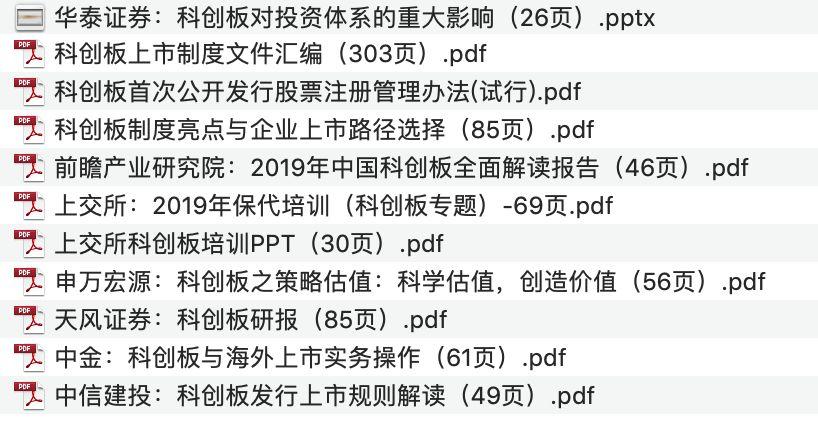 科创版专题研究精选