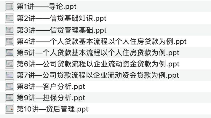 财政学信贷知识讲义