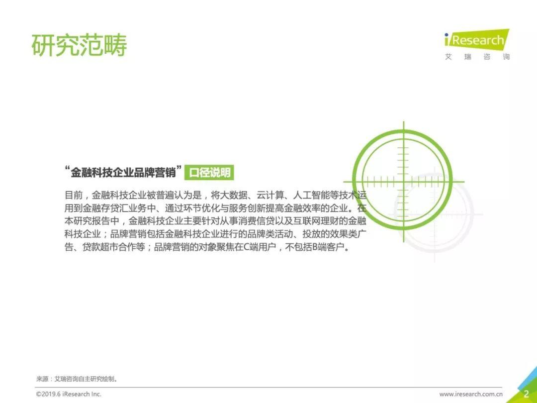 艾瑞咨询：2019年中国金融科技企业品牌营销研究报告