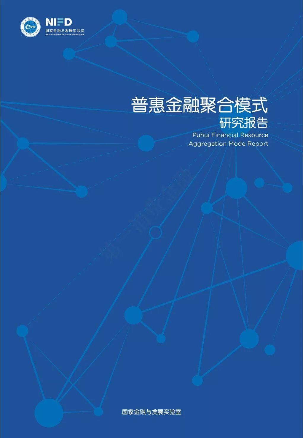 普惠金融聚合模式研究报告