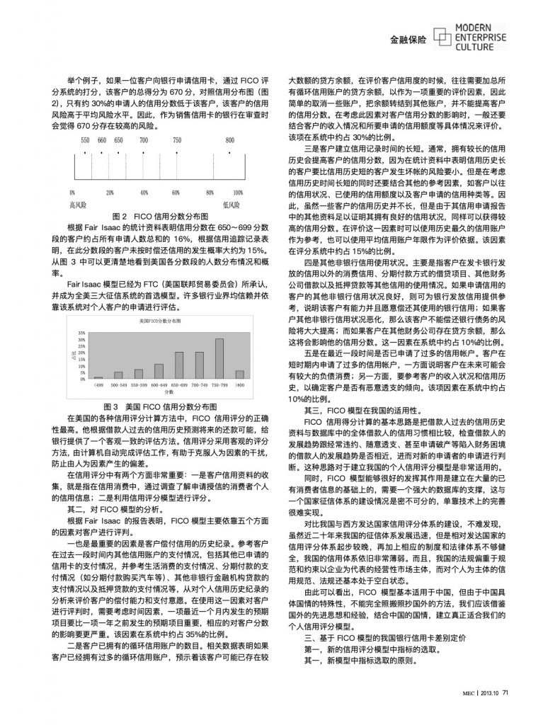 基于FICO模型信用卡差别定价研究