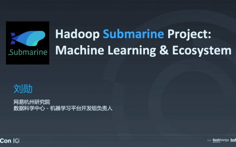 Apache Hadoop 机器学习引擎 Submarine 及生态