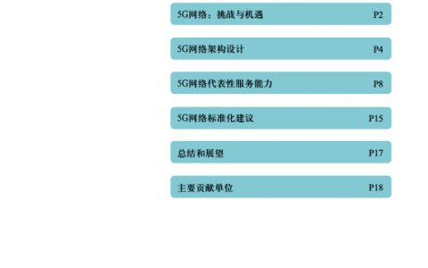 TMT：5G网络架构设计白皮书