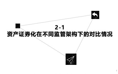 资产证券化在不同监管架构下的对比情况