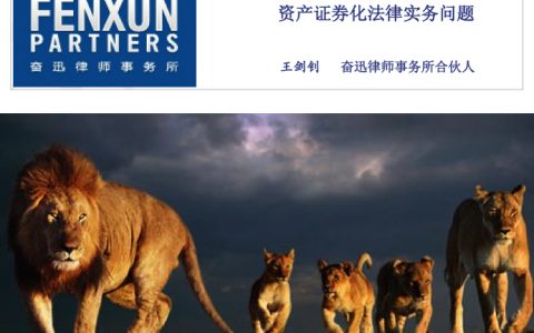 资产证券化法律实务问题