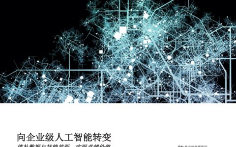 IBM：向企业级人工智能转变，填补数据与技能差距，实现卓越价值