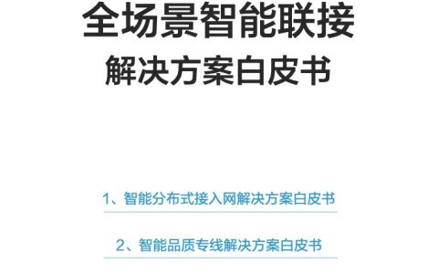 华为：全场景智能联接解决方案白皮书（97页）