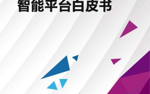 零壹智库：智能平台白皮书（31页）
