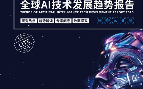 2020-2021全球AI技术发展趋势报告（92页）