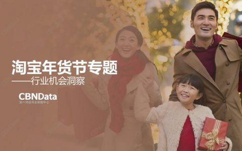 CBNData：淘宝年货节专题行业机会洞察