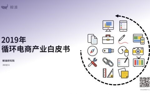 鲸准研究院：2019年循环电商产业白皮书(66页)