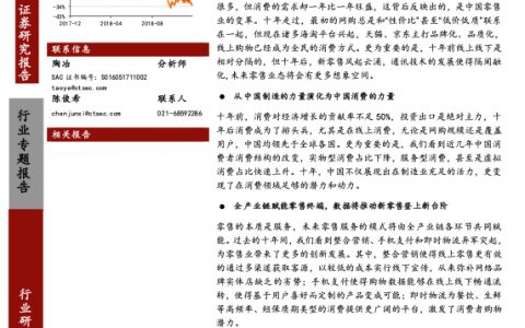 新零售行业专题报告：从“双十一”十年看中国零售进化史(32页)