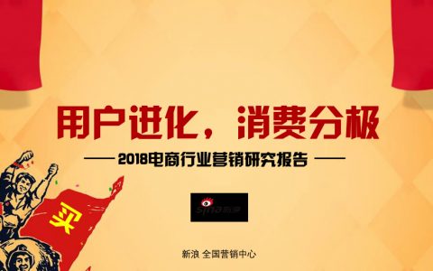 新浪：2018电商行业营销研究报告——用户进化，消费分级（80页）