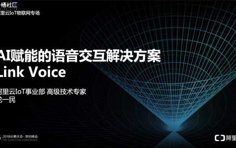 AI赋能的语音交互解决方案 Link Voic