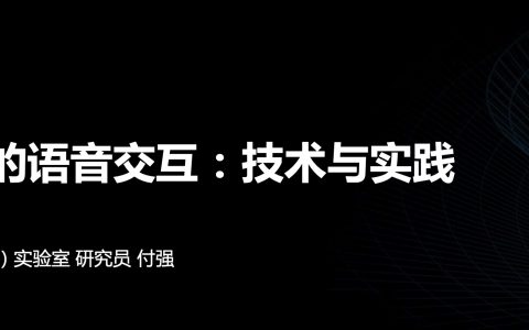 复杂声学环境下的语音交互：技术与实践