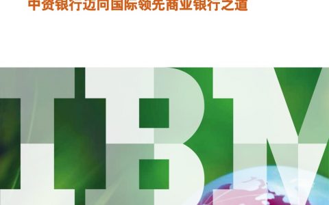 IBM：中资银行迈向国际领先商业银行之道