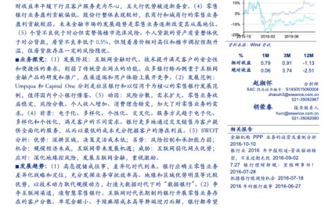 安信证券：银行行业深度分析：零售银行业务发展现状及趋势