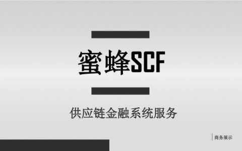 某公司供应链金融产品解决方案