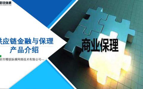 供应链金融与保理产品介绍