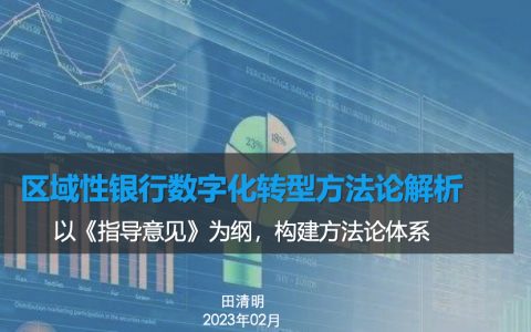 田清明：区域性银行数字化转型方法论解析