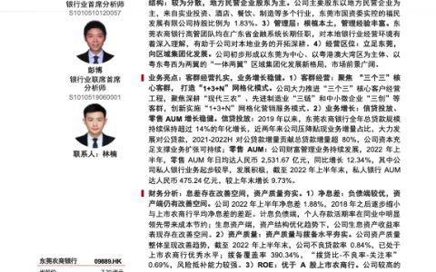 东莞农商银行深耕区域稳健经营（21页）