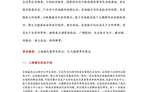 安信证券-区块链大拿电话会议纪要