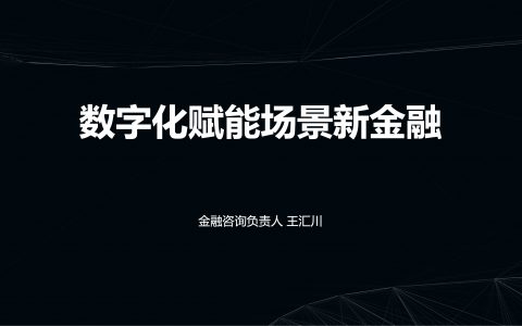 数字化赋能场景新金融(8页)