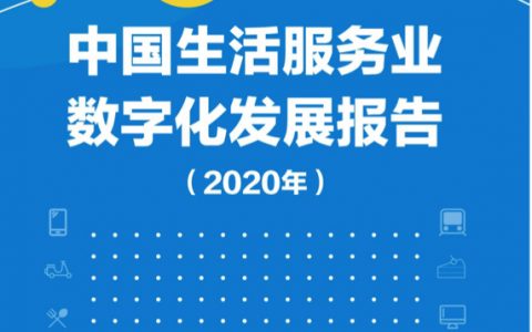 2020中国生活服务业数字化发展报告（55页）