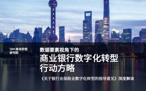 IBM：数据要素视角下的商业银行数字化转型行动方略（33页）