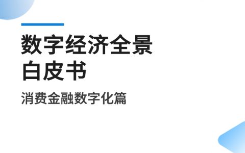 易观分析2022数字经济全景白皮书-消费金融数字化篇9页