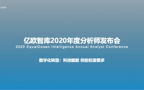 亿欧智库：数字化转型，科技赋能，供给创造需求（42页）